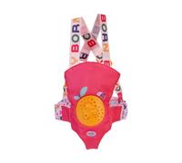 BABY born Marsupio Pin-Play per Bambole da 36 cm e 43 cm - con Cinghie Regolabili e Scatola con Spille Decorative - Accessori di Alta qualità - Adatto dai 3 Anni in su