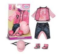 BABY born Outfit equitazione con pantaloni, maglia, stivali e casco per bambole da 43 cm