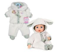 Baby Born Tuta pecora con giacca, pantaloni e cappuccio con orecchie per bambole da 43 cm