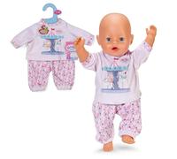 BABY born Pigiama 43 cm con maglia e leggings | Maglia a maniche lunghe e leggings, adatti a bambole da 43 cm