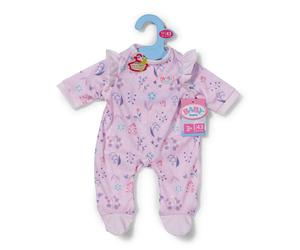 BABY born Romper Forest with Ruffle Sleeves. Pink patterned clothing for dolls 4