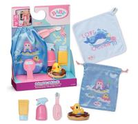 BABY born Set bagnetto Click & Play per bambole 36 e 43 cm | Paperella, spazzolino e accessori, funzione Click & Play, adatto a bambole da 36 e 43 cm