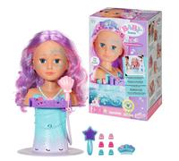 BABY born Sister Styling Mermaid Head - Easy for Small Hands, Creative Play Prom