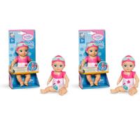BABY born Splish Splash Emma bambola da bagno con gioco d'acqua (Confezione da 2)
