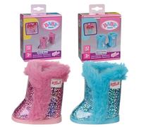 BABY born Stivaletti Glitter - 1 paio di scarpe per bambola in due design possibili - Selezione casuale del modello - Adatti a tutte le bambole da 43 cm - Accessorio per bambole di alta qualità