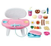 BABY born Tavolino da pranzo con funzione luminosa e sonora, con oltre 10 diversi piatti e bevande per bambole da 43 cm, 837009 Zapf Creation