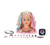 BABY born Testa da acconciare Arcobaleno 27 cm con accessori