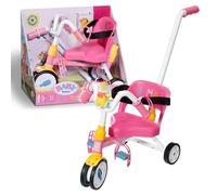BABY born Triciclo per bambole 36 e 43 cm | Ruote mobili, triciclo per il gioco di ruolo, adatto a bambole da 36 e 43 cm
