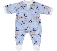 BABY Born tutina blu con motivo floreale I Abbigliamento bambola di alta qualità I Accessori per bambola 43 cm I pannolino neonato I neonata gioco I vestito bambola I bambola abiti