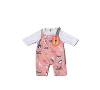BABY born Tutina con maniche lunghe e motivi jungle - Accessori di alta qualità per bambole - Abbigliamento adatto per bambole di 43 cm