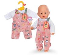 BABY born Tutina con maniche lunghe e motivi jungle - Accessori di alta qualità per bambole - Abbigliamento adatto per bambole di 43 cm