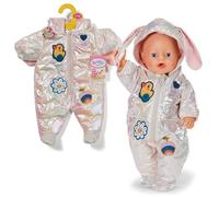 BABY Born Tutina da Neve con Orecchie da Coniglio - Abbigliamento per bambole di alta qualità - Accessorio per bambole da 43 cm