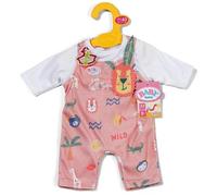 BABY born Tutina con maniche lunghe e motivi jungle - Accessori di alta qualità per bambole - Abbigliamento adatto per bambole di 43 cm