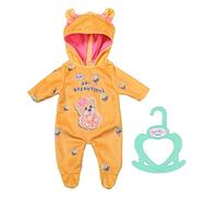 BABY born Tutina orso per bambole da 36 cm | Orecchie da orso, tutina, adatta a bambole da 36 cm