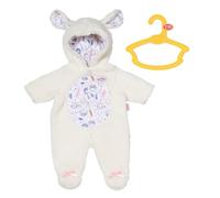 BABY born Tuta a forma di pecora con cappuccio e orecchie di pecora, pagliaccetto per bambole da 43 cm, 838853 Zapf Creation