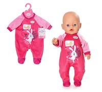 BABY born Tutina rosa per bambole da 43 cm | Design coniglio, gruccia inclusa, adatto a bambole da 43 cm