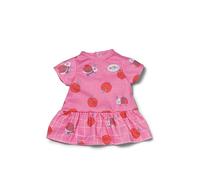 BABY born Vestitino rosa - Abito per bambola con mele e coccinelle - Abbigliamento per bambole - Accessorio per bambole da 36 cm
