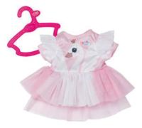 BABY born Abito Cigno 43 cm con gonna in tulle e stampa a tema cigno, gruccia inclusa