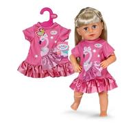 BABY born Abito per bambole Flamingo – 43 cm – Accessori alta qualità – 3+ anni