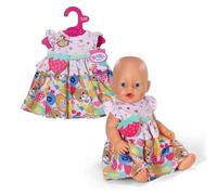 BABY born Abito con stampa colorata a frutta e borsa a tracolla - Accessori di alta qualità per bambole - Abbigliamento adatto per bambole di 43 cm