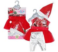 BABY born Weihnachtsoutfit 43cm, Tinta unita, Colore, 43 cm, 836118