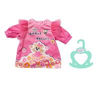 BABY born Little Vestitino 834640 - Accessori per bambole fino a 36 cm - Vestitino con orsetto, volant e appendiabiti - Adatto per bambini dai 2 anni in su
