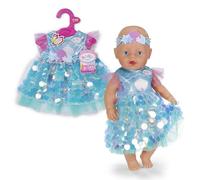Baby Born Vestito da sirena con paillettes e fascia per capelli per bambole da 43 cm