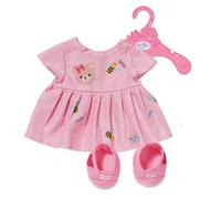 BABY born Vestito Teddy per Teddy e bambole da 43 cm | Vestito rosa, scarpe rosa, adatto a Teddy e bambole da 43 cm