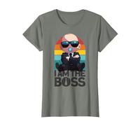Baby Boss «Io sono il capo» retrò Like A Boss per bambini Maglietta
