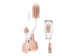 Baby Bottle Brush Set,Cup Cleaning Kit With Base | Odor Resistant Baby Bottles Brush Sets For Kitchens Workplace Dormitory Nursery Picnic Home Camping