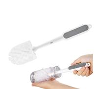Baby Bottle Brush, Tumbler Stain Scrubber, 10.51x2.28inches, Removable Bottle Cleaner, Insulated Handle Grip, Deep Cleaning Bristles, 2-Pack Blue, for Sink, Travel, Flask and Kitchen Use