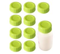 Baby Bottle Caps, 10X Replacement Lids, Compact Reusable Bottle Covers, Toddler Water Cup Seals, for Car, Airplane, Travel, Business Trips, Travel Must-Have 4.7cm/1.85 inches