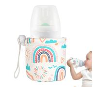 Baby Bottle Insulated Sleeve, Milk Bottle Insulator, Breastmilk Warming Cover, Keeps Milk at Ideal Temperature, Portable Feeding Accessory for Travel and On-the-Move Use