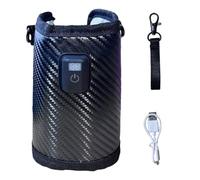 Baby Bottle Keep Warm , borsa termica portatile per biberon, riscaldamento automatico, regolabile, per allattamento, custodia termica per viaggi, guida, Nero , Refer to description, Unisex