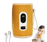 Baby Bottle Warmer Cover, Portable Milk Heat Keeper, 14x8x8cm/5.51x3.15x3.15 Inches Insulation Thermostat for Baby Bottles, Car-Friendly Bottle Storage to Keep Warm