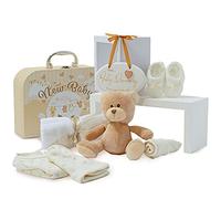 Baby Box Shop Baby Gift Neutral - 9 Genere Reveal, Baby Box, Cestino Regalo per Neonati, Set Regalo per Neonati, Regalo per Neonati, Regalo per Neonati, Crema