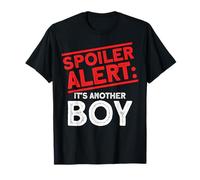 Baby Boy Annuncio Spoiler Alert It's Another Boy Maglietta