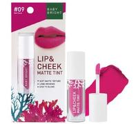 Baby Bright - Lip & Cheek Matte Tint 09 Hot Coral