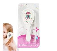 Baby Brush and Comb Set, Soft Bristle Hair Brush for Cradle Cap Grooming, Gentle Massage and Shower Scalp Care, Safety Hairbrush for Kids, Ideal Grooming Products