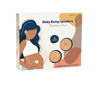 Baby Bump Headphones Marvelous Edition, riproduce e condivide musica, suoni e voci per l'utero, altoparlante prenatale, inclusa l'app bebon Tunes (Peach)