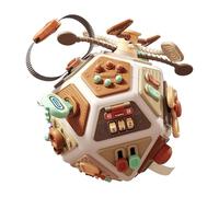 Baby Busy Busy Cube, 7,68 pollici di interazione figlio genitore Attività educativa per l'apprendimento, giocattoli sensoriali con caratteristiche di , set di play -sviluppo per l'aereo auto
