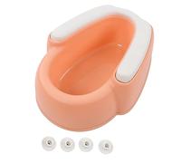 Baby Butt Lavabo Squat Impedisce lo Scivolamento Tappetino Morbido Uso Multifunzionale Design Ad Appeso Materiale Premium Angoli Arrotondati (Tipo in PVC rosa)