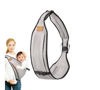 Baby Carrier, portatore di titoli,Bambino grigio che trasporta imbracatura - Forniture di sicurezza esterne portatili, torace del porta del corpo regolabile per viaggi, shopping, gioco