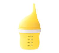 Baby Cat Milk Bottle, 40ml Small Pet Feeder, Precision Nursing Bottle With Soft Nipple, Portable Feeding Supply, Natural Breastfeeding Texture, Silicone, Pc Material, 4.33x2.17x2.17in