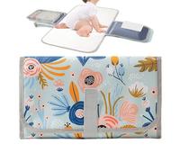 Baby Changing Pad, Diaper Mat, Foldable Stroller Accessory, Portable Wipes Pocket Organizer, Lightweight Travel Essentials for Hospital Nursery Daycare Mom Dad Postpartum Use