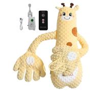 Baby che mette il cuscino - cuscino interattivo a forma di peluche con suono delicato | Funzione di regolazione a tre stadi, perfetta per seggiolini auto, dormienti, viaggi, asilo, ricovero, ecc.