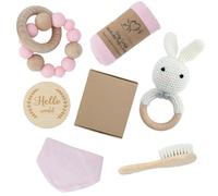 Baby Chew Toys, Baby Authing Toy - Set di giocattoli di coniglio Elephant Rabbit Bath,Imparare giocattoli di sviluppo, forniture per bambini per il bagno, scattare foto, succhiare, nudo