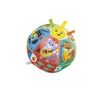 Clementoni Baby Baby Palla Suona e Canta, Gioco Elettronico per Bambini 6+ Mesi, con Suoni e Dolci Melodie, in Morbida Stoffa, Stimola Manualità, Tatto e Motricità, Lingua Italiana, 17983