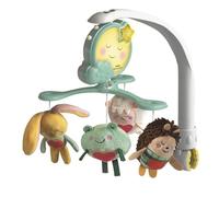 Baby Clementoni for You - Goodnight Cot Mobile, Giocattolo Musicale per Neonati 0+ Mesi, per Culla e Passeggino, in Morbido Tessuto, Stimola Emotività e Percezione Tattile, 17561