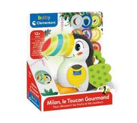 Clementoni Milano, il toucano gourmet super colorato con funzioni elettroniche + gettoni Imparare i colori, i nomi di frutta e contare-Giochi educativi per bambini-Da 12 mesi, Multicolroe, 52845